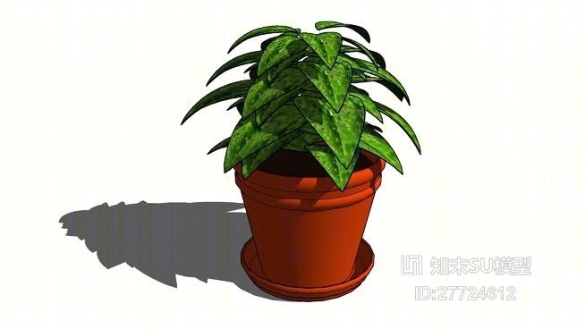 盆栽SU模型下载【ID:27724612】