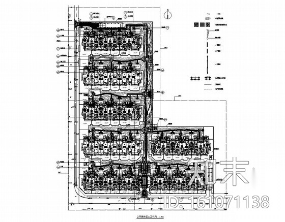 现代中式风格居住小区园林景观工程施工图施工图下载【ID:161071138】