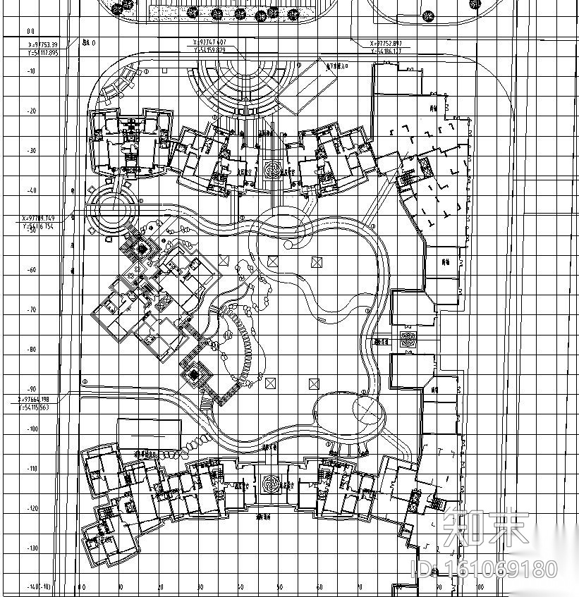 [湖南]长沙香堤雅境一期景观设计施工图施工图下载【ID:161069180】