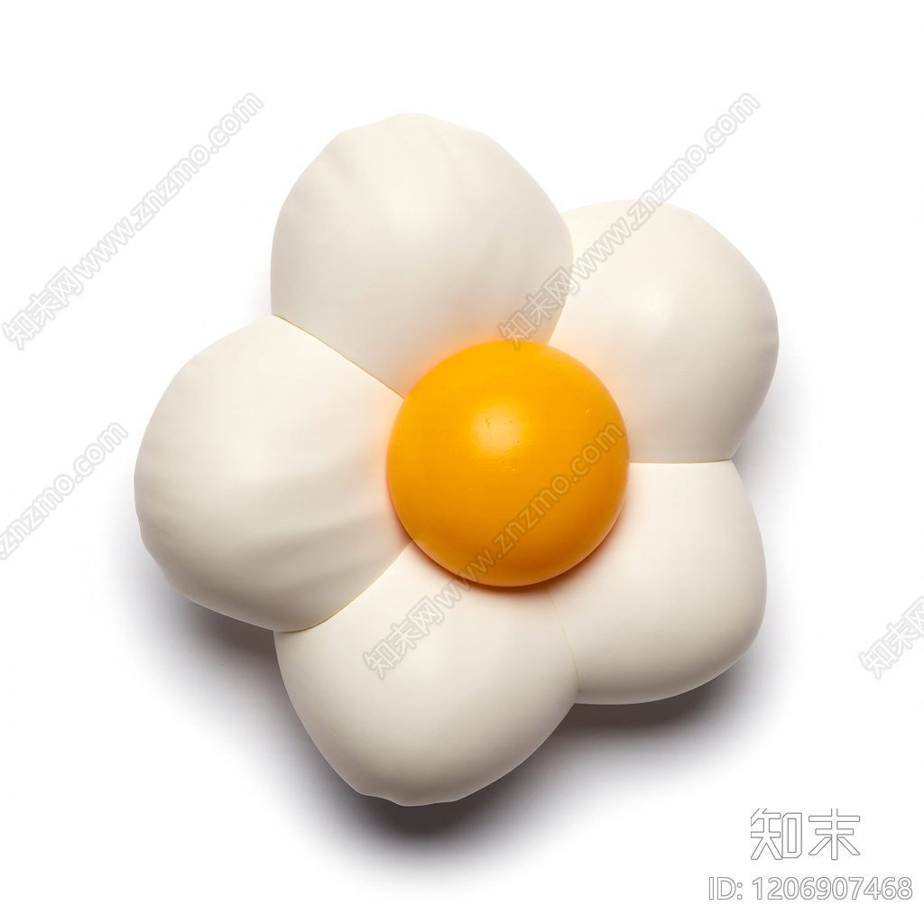 布艺花朵装饰3D模型下载【ID:1206907468】