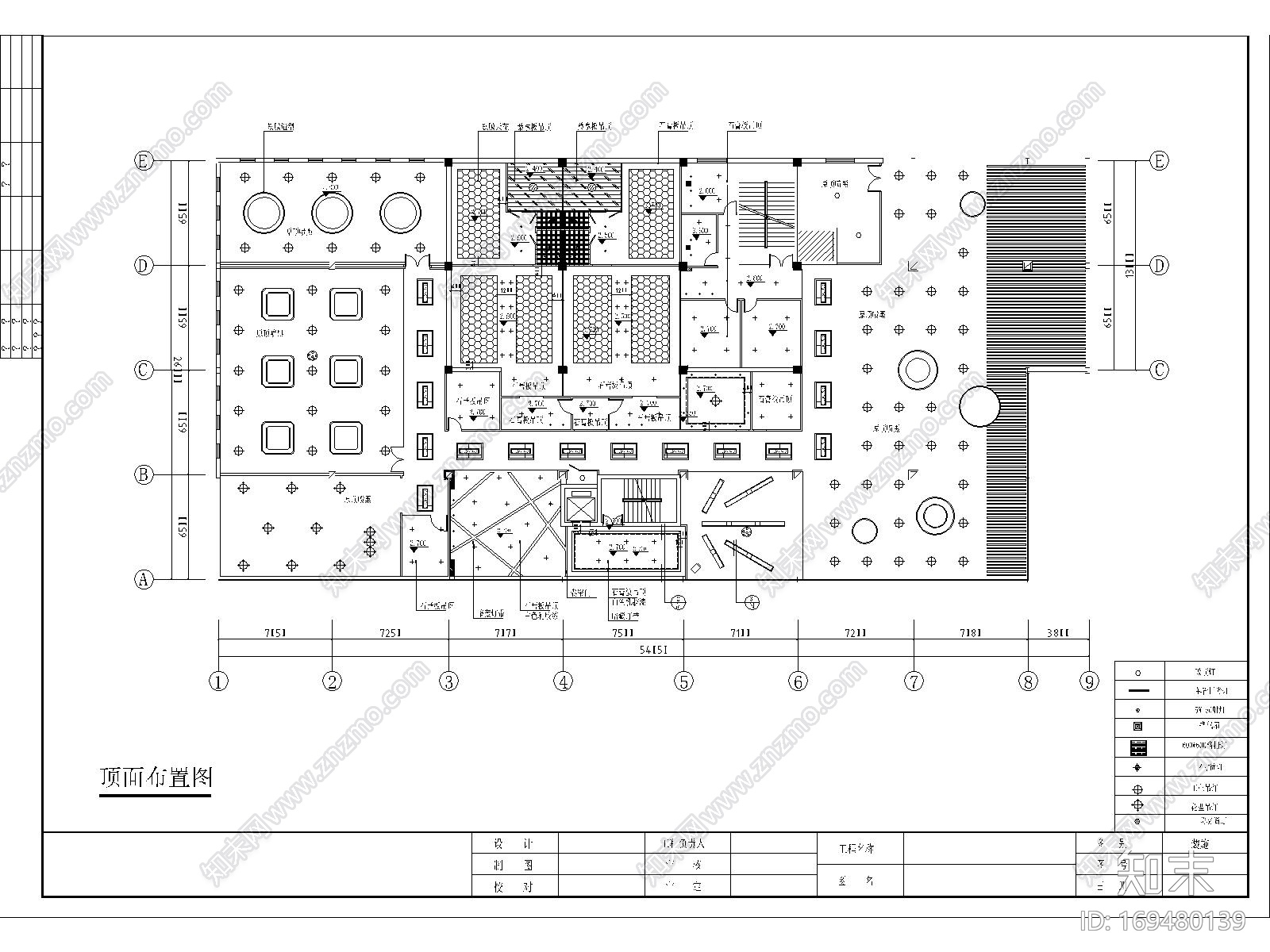 健身房全套CAD施工图施工图下载【ID:169480139】