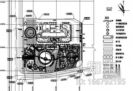 湖南长沙国土资源局某分局环境景观设计方案cad施工图下载【ID:166792195】