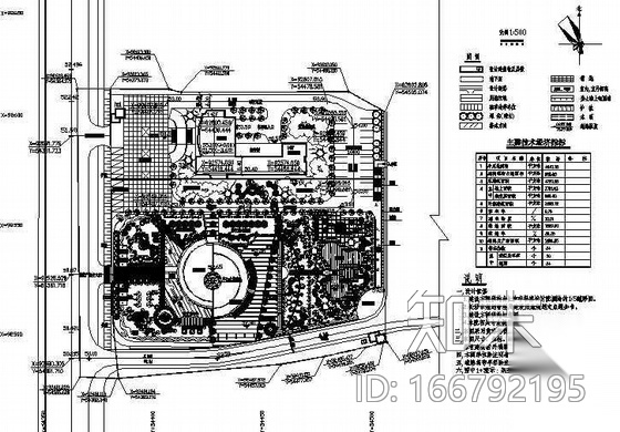 湖南长沙国土资源局某分局环境景观设计方案cad施工图下载【ID:166792195】
