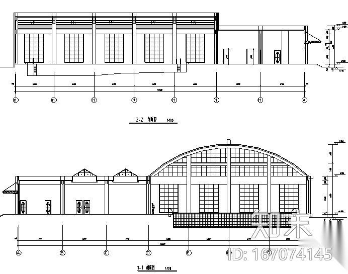 一号游泳池水处理系统工程施工图（CAD）cad施工图下载【ID:167074145】