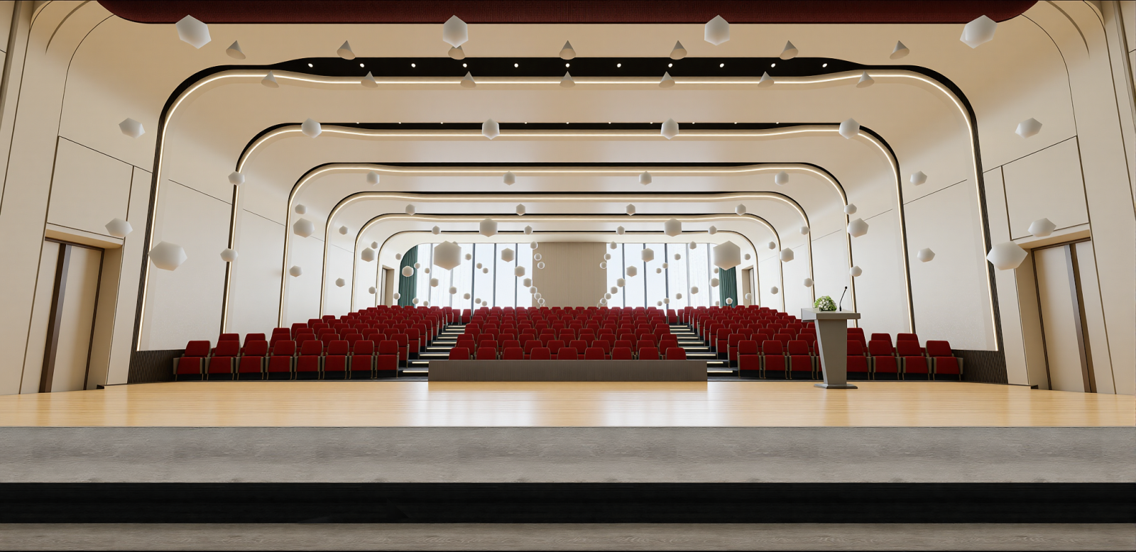 现代报告厅SU模型下载【ID:1215208797】