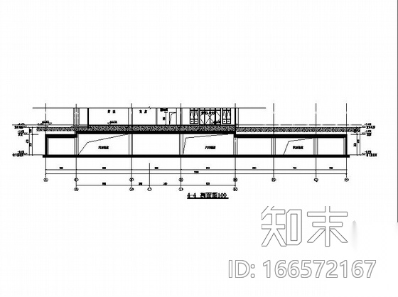 [江苏]单层剪力墙结构培训中心一类地下室建筑施工图cad施工图下载【ID:166572167】