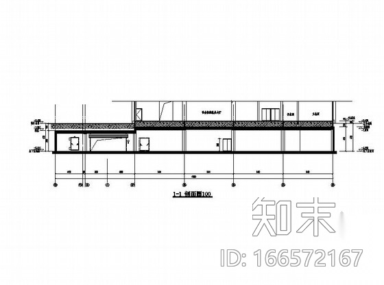 [江苏]单层剪力墙结构培训中心一类地下室建筑施工图cad施工图下载【ID:166572167】