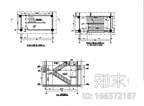 [江苏]单层剪力墙结构培训中心一类地下室建筑施工图cad施工图下载【ID:166572167】