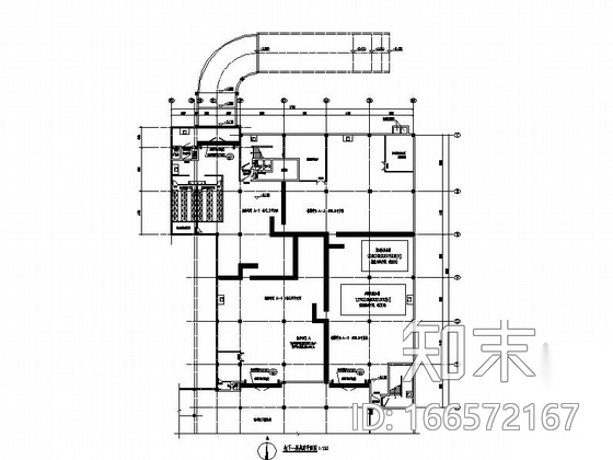 [江苏]单层剪力墙结构培训中心一类地下室建筑施工图cad施工图下载【ID:166572167】