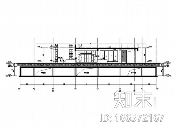 [江苏]单层剪力墙结构培训中心一类地下室建筑施工图cad施工图下载【ID:166572167】