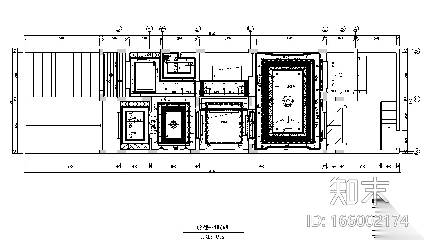 [上海]保亿风景水岸联排别墅设计施工图（附效果图）cad施工图下载【ID:166002174】