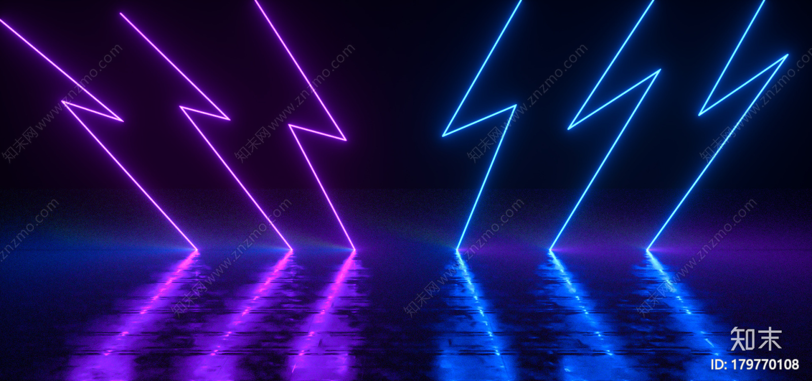 雷电光线效果CG模型下载【ID:179770108】