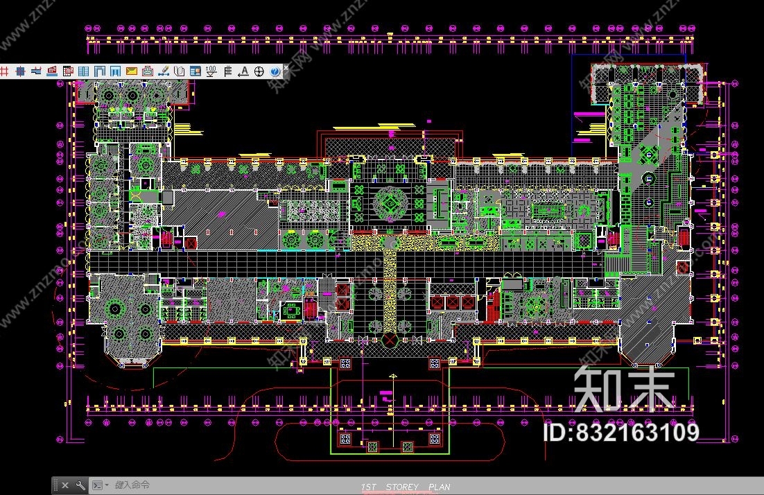 豪华5星级酒店装饰cad图纸以及实景图施工图下载【ID:832163109】