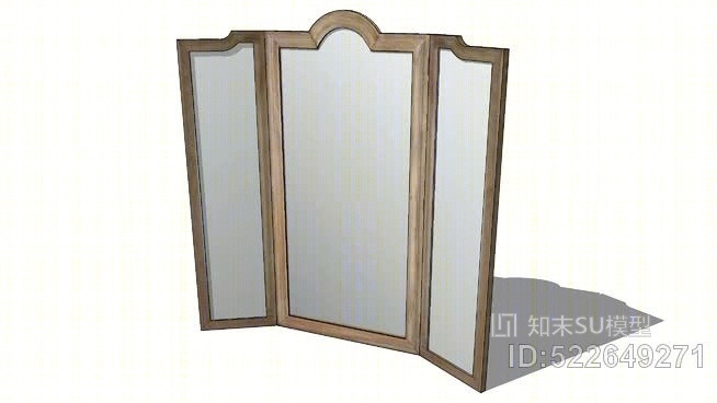 现代镜子SU模型下载【ID:522649271】