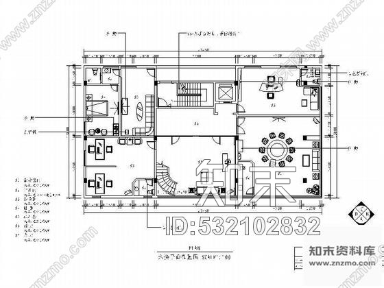 施工图某办公大楼六、七层装修图cad施工图下载【ID:532102832】