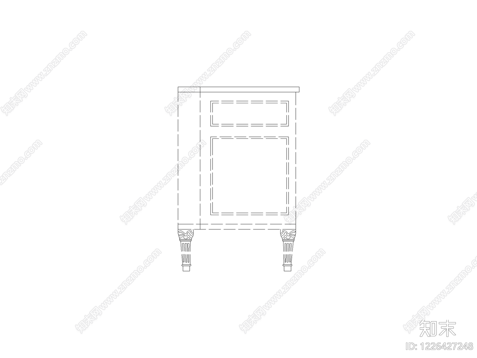 柜子cad施工图下载【ID:1226427248】