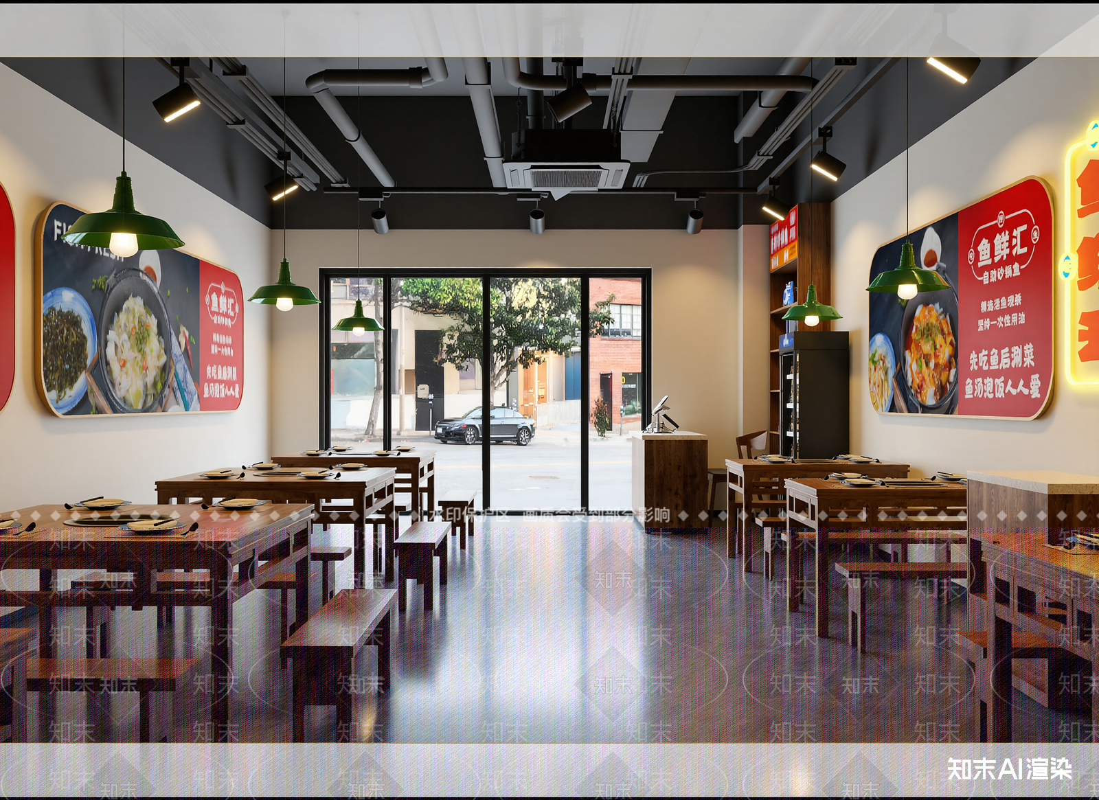 现代其他餐饮空间3D模型下载【ID:1214784948】