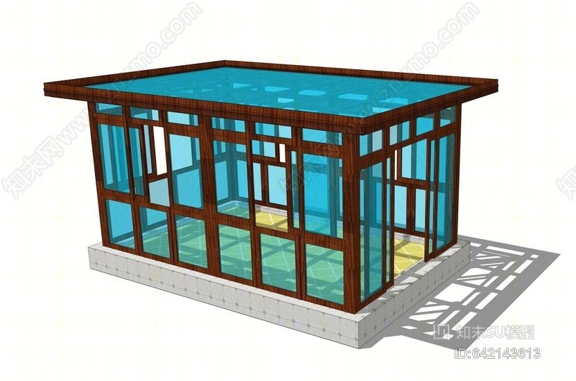 阳光房SU模型下载【ID:642143613】