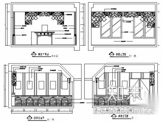 [福建]中式五层独栋别墅精装施工图施工图下载【ID:161900122】