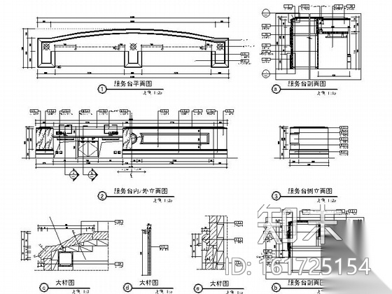 [武汉]欧式豪华宫廷气息售楼处施工图（含高清效果图）cad施工图下载【ID:161725154】