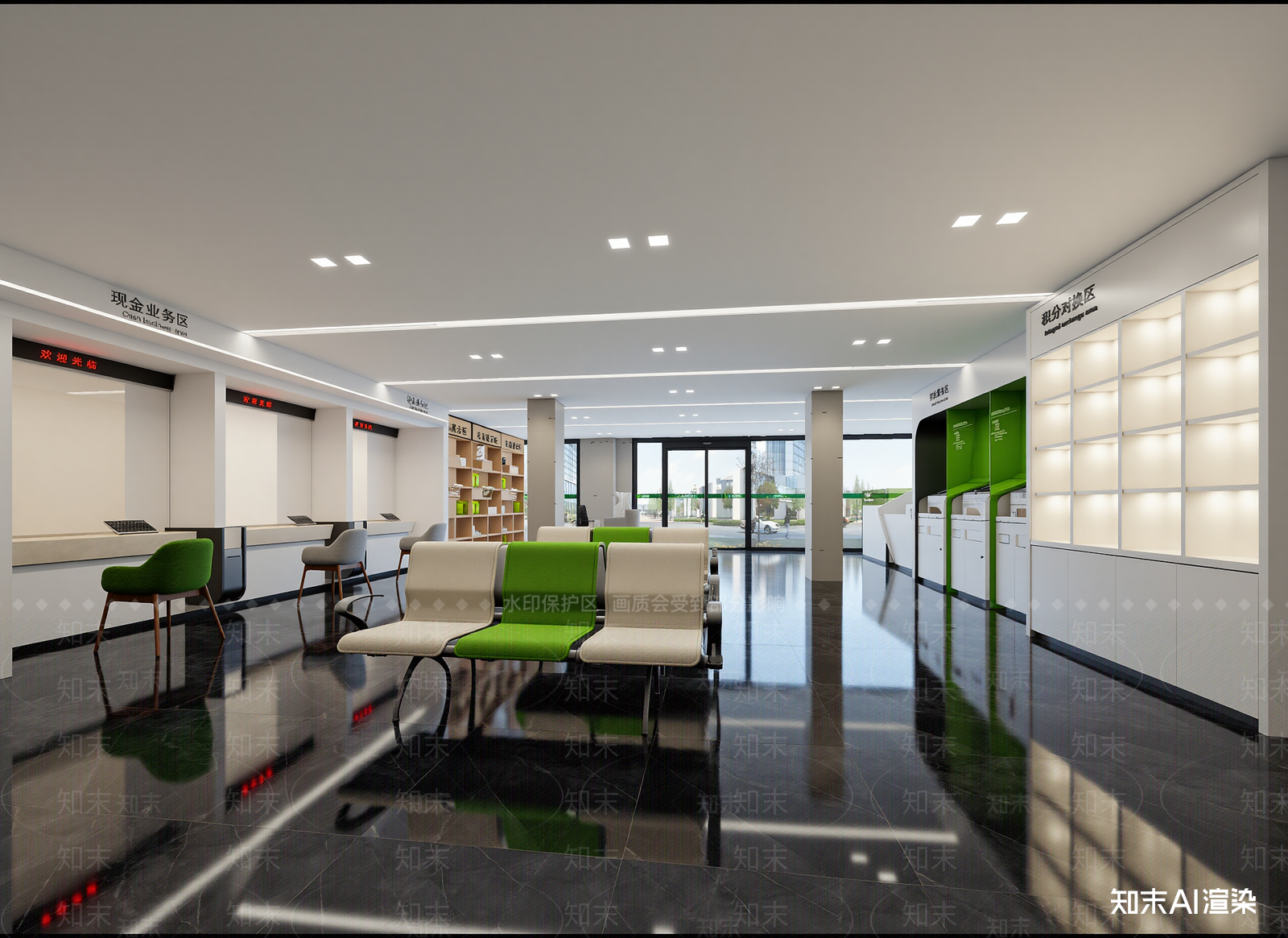 银行3D模型下载【ID:1213987519】