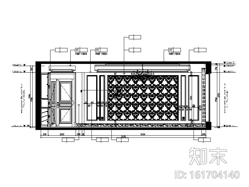 [大连]超详细的三居室精装修设计施工图cad施工图下载【ID:161704140】