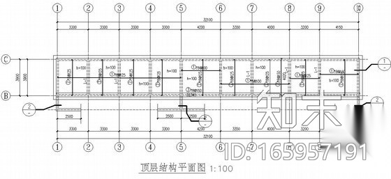 [西安]砖混结构农村小学厕所结构施工图施工图下载【ID:165957191】