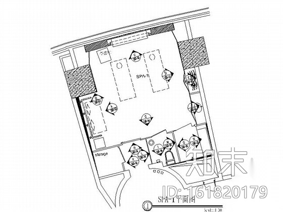 [上海]中式古韵花园酒店会所设计施工图cad施工图下载【ID:161820179】
