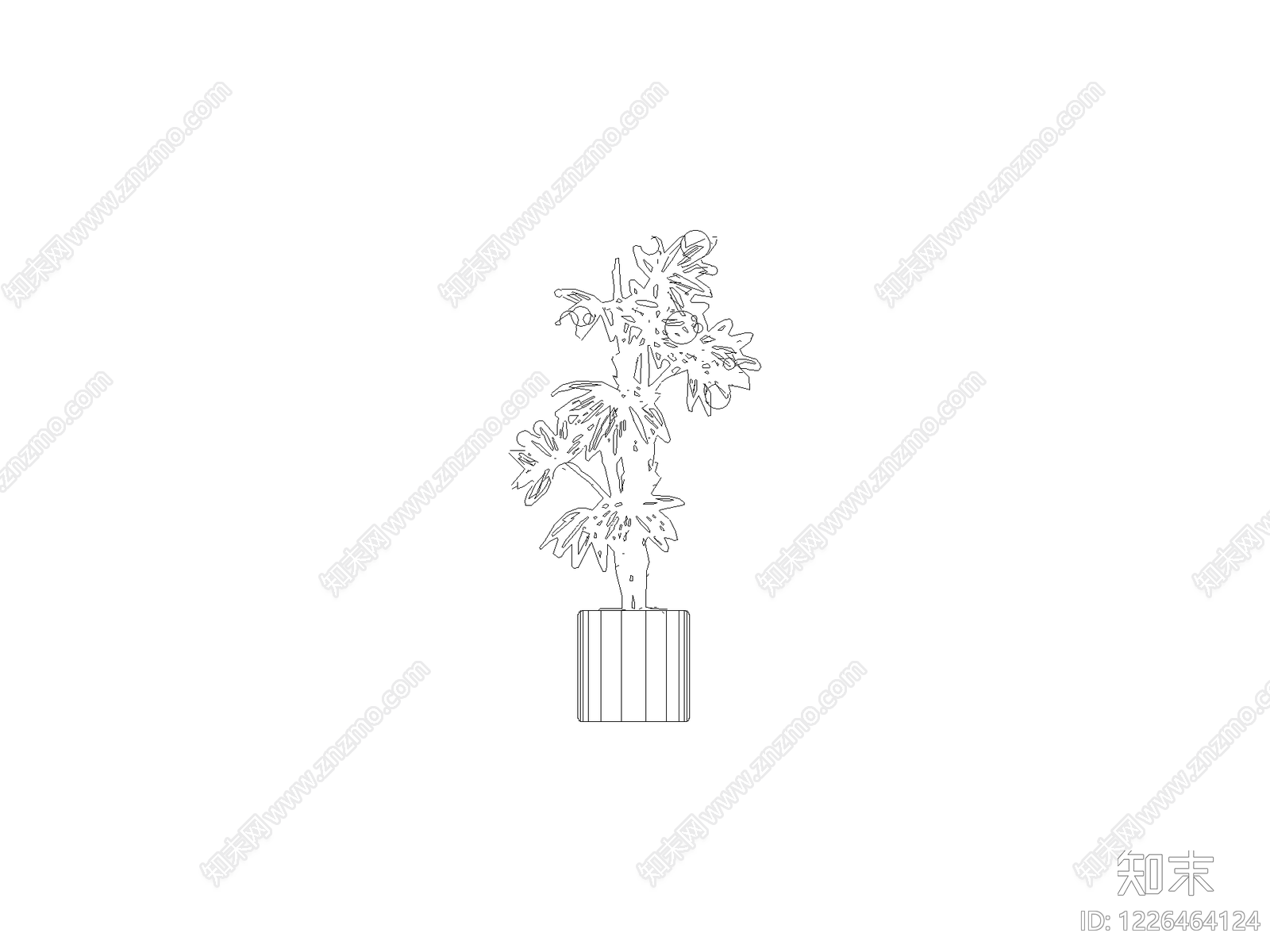 绿植cad施工图下载【ID:1226464124】
