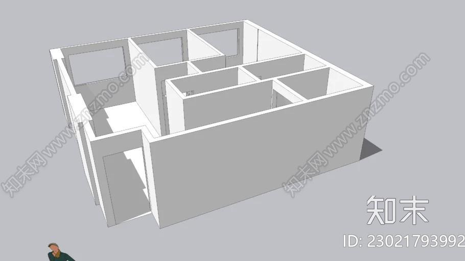 大门SU模型下载【ID:1161794419】