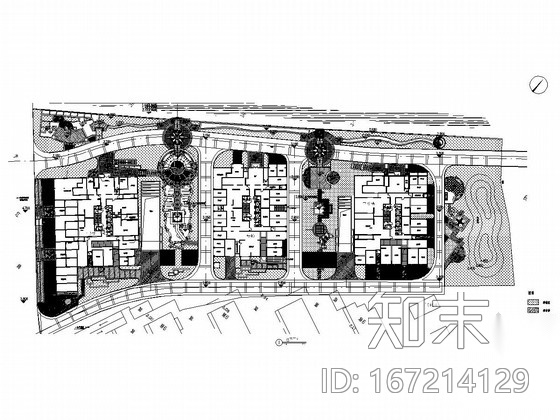 [浙江]经典生态居住区景观规划设计施工图cad施工图下载【ID:167214129】