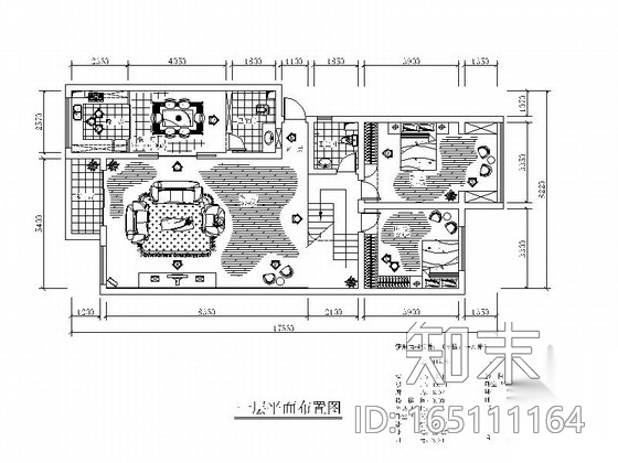 [武汉]某复式公寓设计方案装修图cad施工图下载【ID:165111164】