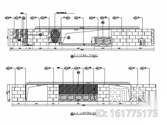 [深圳]某国际四星级商务酒店餐厅施工图（含效果）cad施工图下载【ID:161775175】