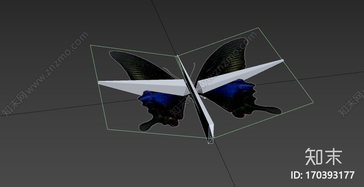 蝴蝶CG模型下载【ID:170393177】