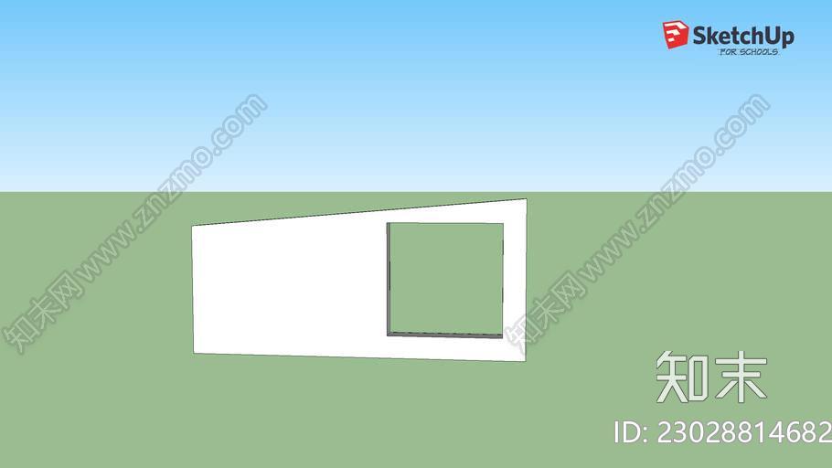 右壁6bSU模型下载【ID:1161895827】