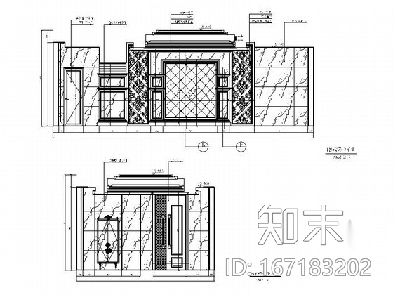 [北京]时尚豪华KTV包厢装修施工图cad施工图下载【ID:167183202】