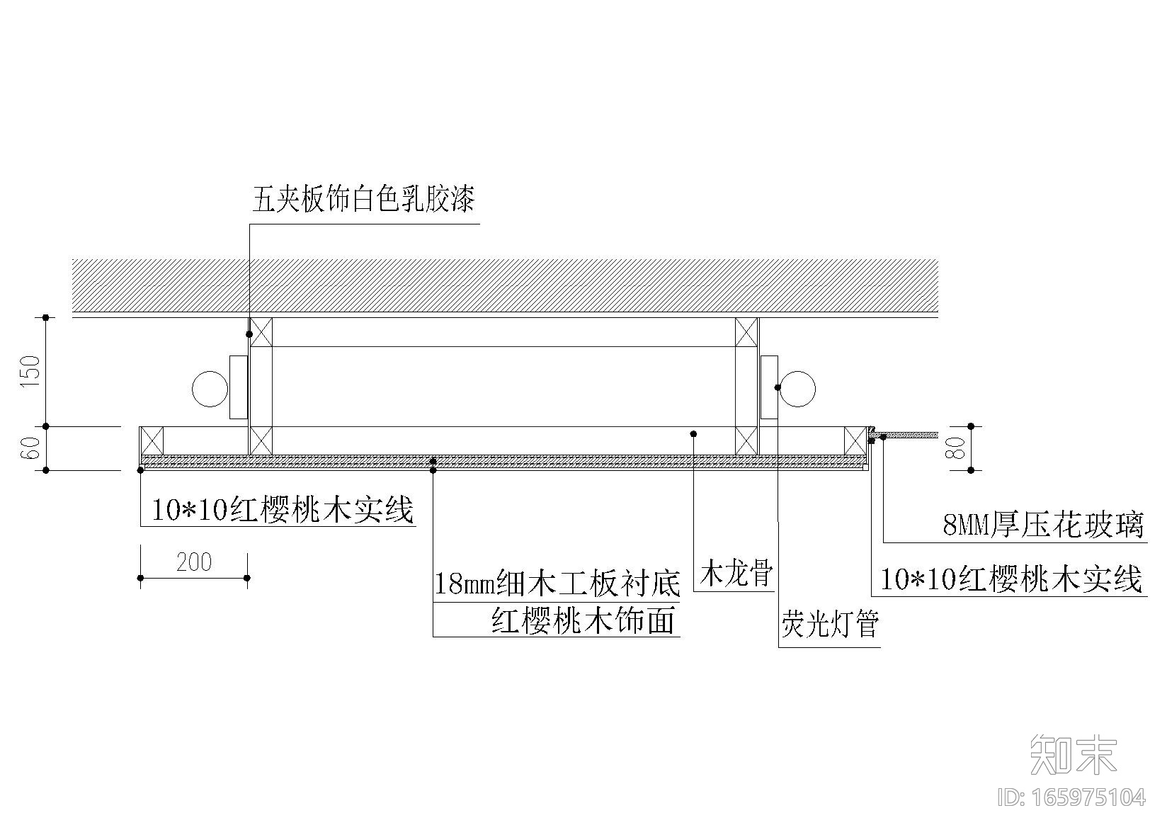 石材干挂，过梁，木饰面造型节点大样详图施工图下载【ID:165975104】