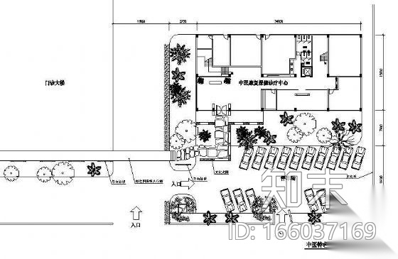 中医院装修设计资料cad施工图下载【ID:166037169】