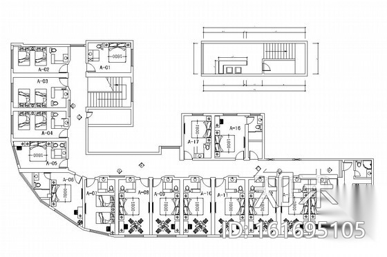 [重庆]南城休闲宾馆室内施工图（含效果图）施工图下载【ID:161695105】