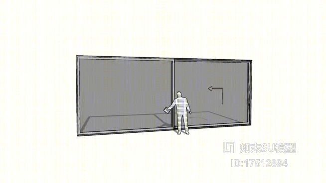 双开门SU模型下载【ID:118141958】