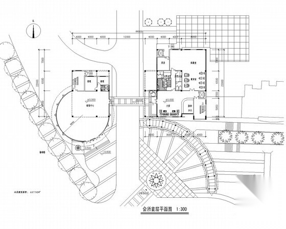 [重庆]某水城五层现代型会所建筑方案图cad施工图下载【ID:166836180】