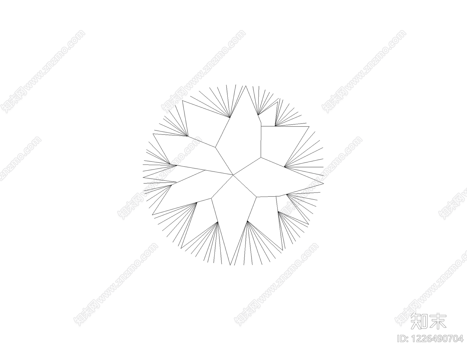雕塑装饰构件CAD图纸