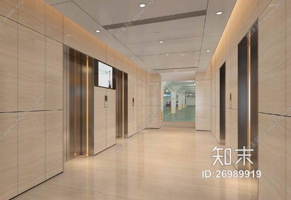 【免费】城市组--佛山万达甲级写字楼及样板间效果图(CAD施工图纸)cad施工图下载【ID:26989919】