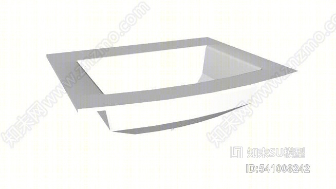 K-2356-8-ARCHER落水式浴室水槽，带8“大面积水龙头孔SU模型下载【ID:541008242】