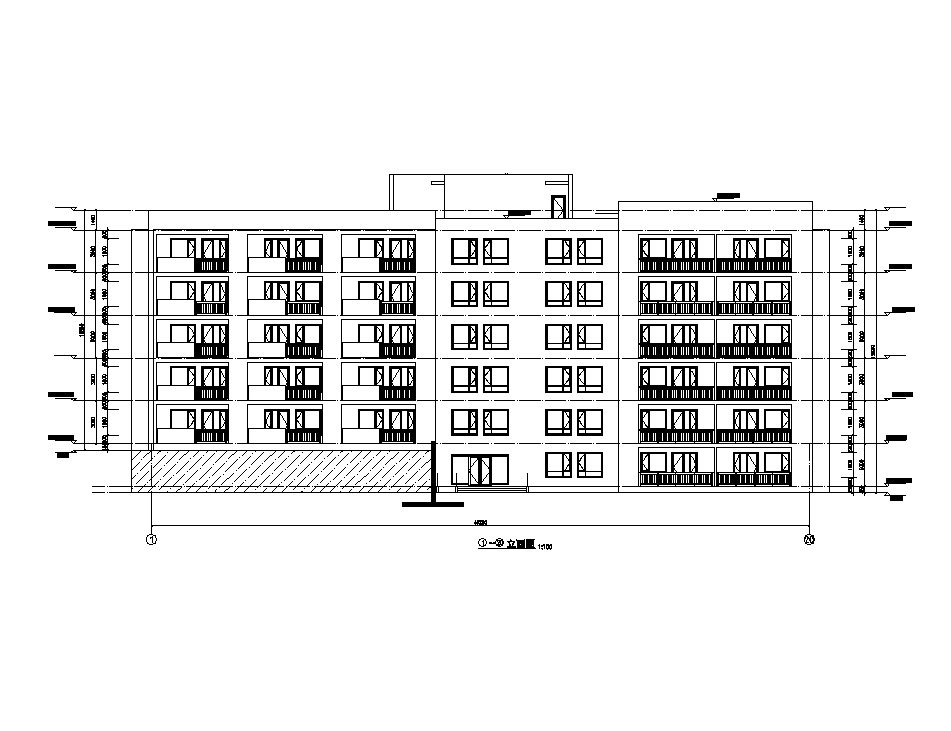 [吉林]多层框架剪力墙结构度假区住宅建筑施工图施工图下载【ID:149776195】