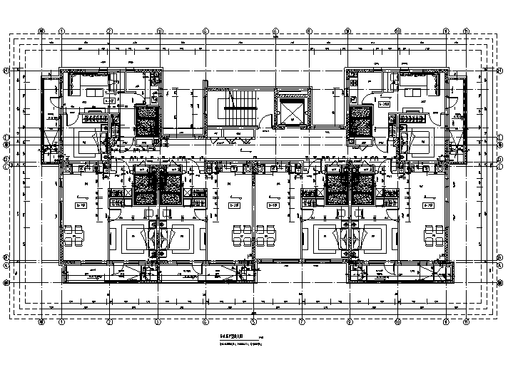 [吉林]多层框架剪力墙结构度假区住宅建筑施工图施工图下载【ID:149776195】