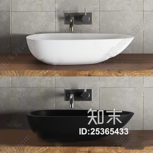 洗手台3D模型下载【ID:25365433】