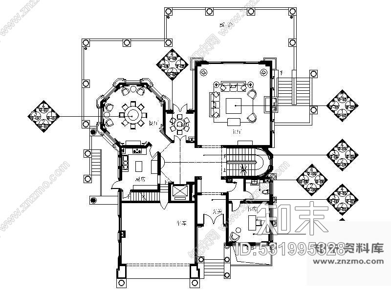 施工图观澜湖高尔夫私人别墅施工图施工图下载【ID:531995328】