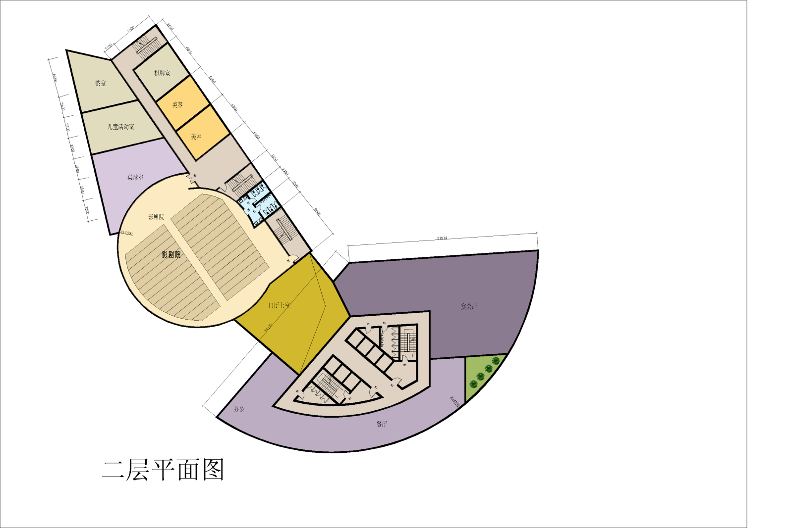 芦墟宾馆建筑设计方案及施工图cad施工图下载【ID:151518126】