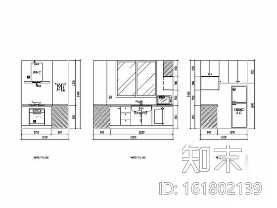 [原创]温馨简洁四室两厅家装施工图（含效果图）施工图下载【ID:161802139】